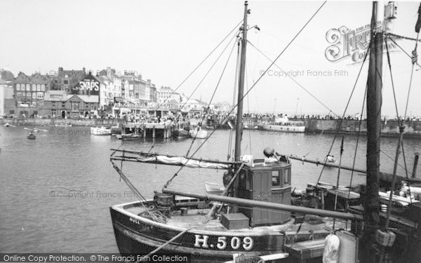 Photo of Bridlington, The Harbour c.1960