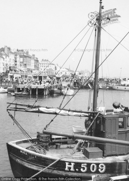 Photo of Bridlington, The Harbour c.1960