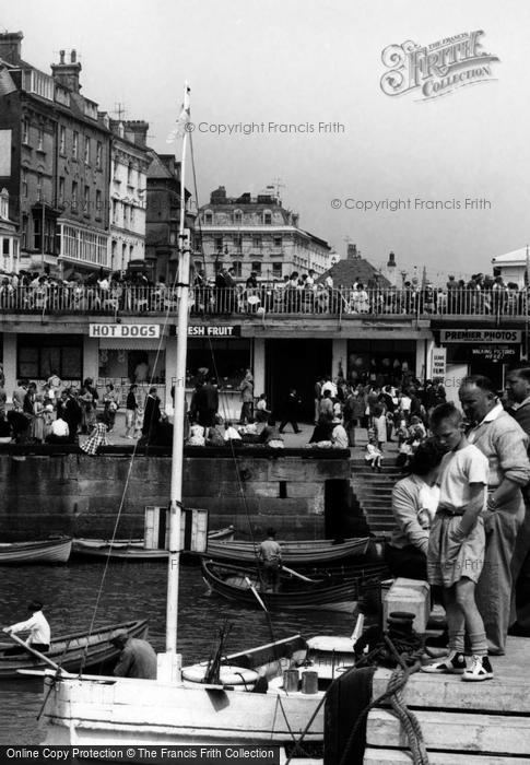 Photo of Bridlington, The Harbour c.1960