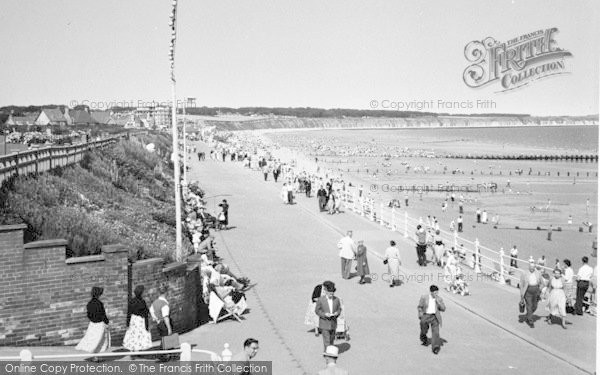 Photo of Bridlington, The North Promenade And Sewerby Cliffs c.1955