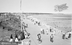 The North Promenade And Sewerby Cliffs c.1955, Bridlington