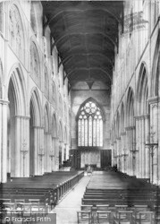 The Priory Church Interior 1897, Bridlington