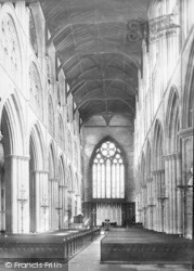 The Priory Church, Nave East c.1885, Bridlington