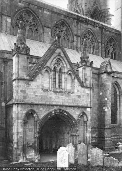 Photo of Bridlington, The Priory Church, North Porch c.1885