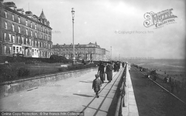 Photo of Bridlington, The Terraces 1925
