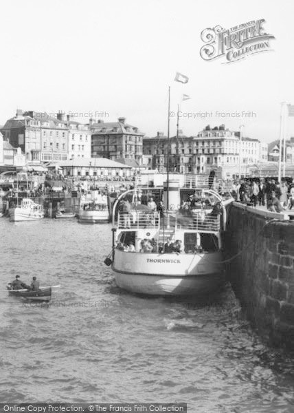 Photo of Bridlington, Thornwick In The Harbour c.1960