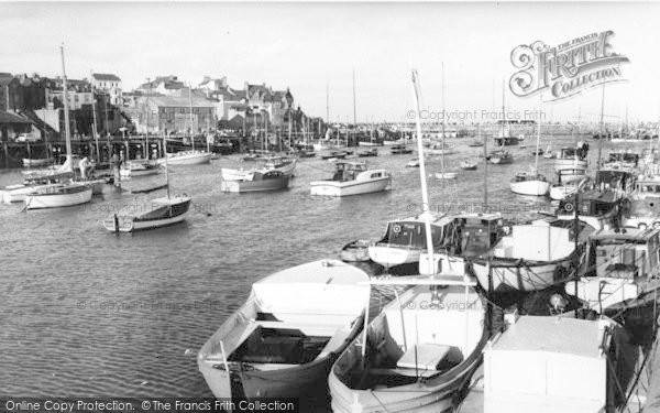 Photo of Bridlington, Yachts In The Harbour c.1960