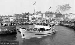Yorkshire Belle Leaving The Harbour c.1960, Bridlington
