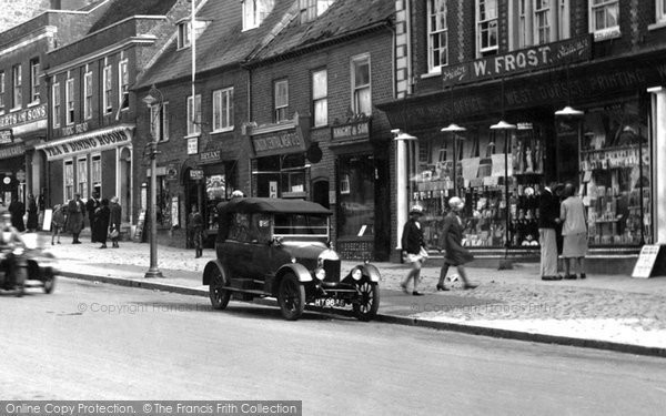 Photo of Bridport, Car In West Street 1930