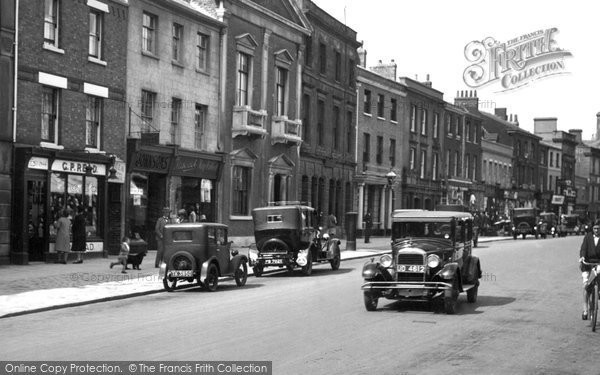 Photo of Bridport, Cars In East Street 1930