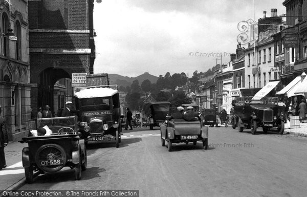 Photo of Bridport, Cars In East Street 1930