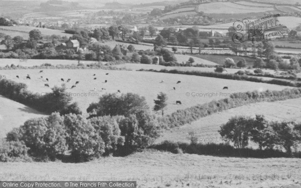 Photo of Bridport, From Edgecliffe Camp c.1950