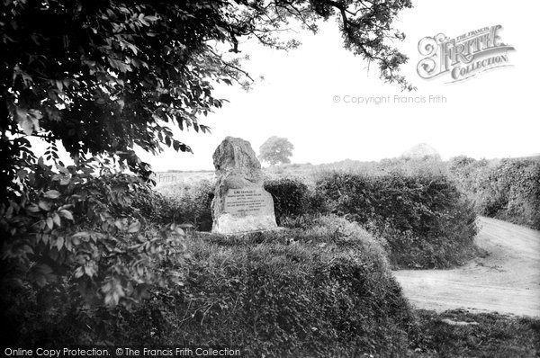 Photo of Bridport, King Charles II Stone 1912