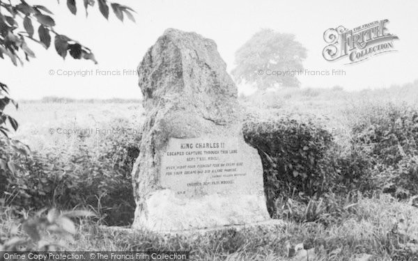 Photo of Bridport, King Charles II Stone 1912