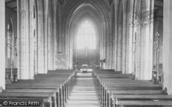 Parish Church Interior 1899, Bridport
