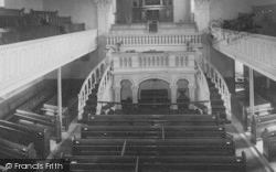 Wesleyan Church Interior 1902, Bridport