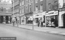 West Street, Shops c.1960, Bridport