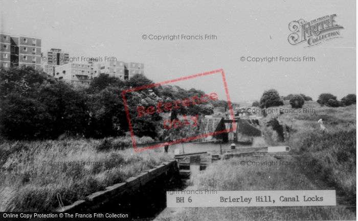 Photo of Brierley Hill, Canal Locks c.1965