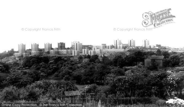 Photo of Brierley Hill, From Amblecote Road c.1965