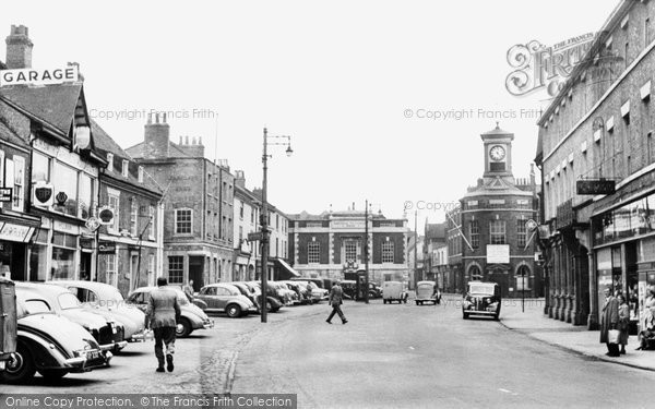 Photo of Brigg, Market Place c.1954