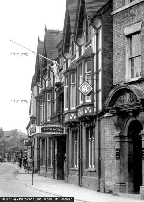 Photo of Brigg, The Angel Hotel, Market Place 1954