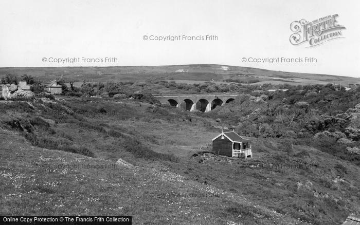 Photo of Brighstone, Bridge And Downs c.1960