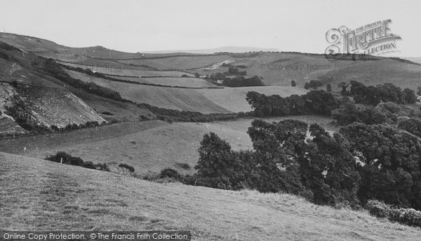 Photo of Brighstone, View From Brightstone Down c.1955