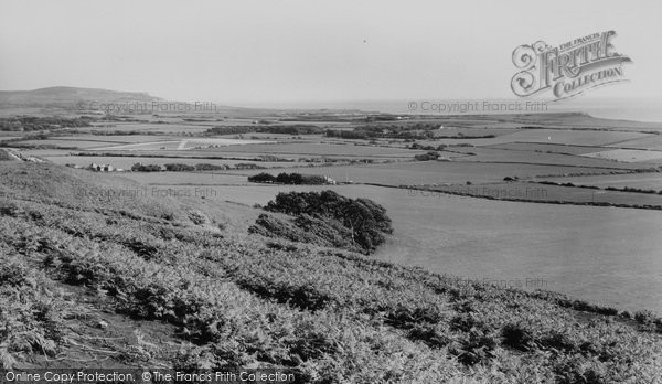 Photo of Brighstone, View From Brightstone Down c.1960