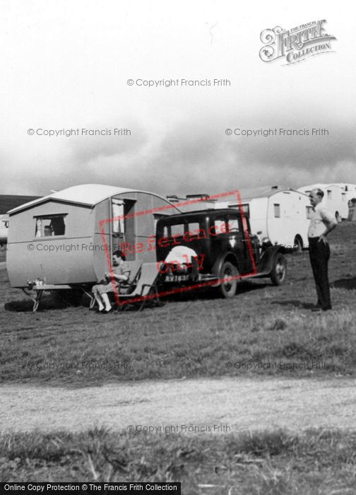 Photo of Brighton, A Couple, Municipal Camping Ground c.1955