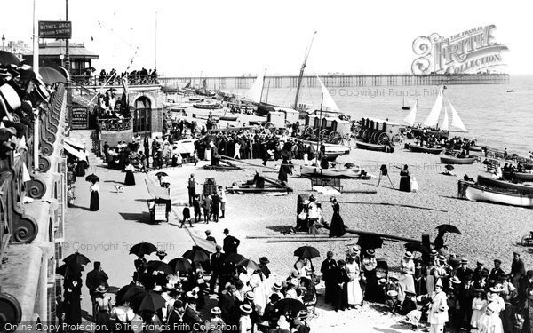 Photo of Brighton, Beach And Palace Pier 1898