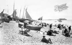 Beach And Palace Pier 1902, Brighton