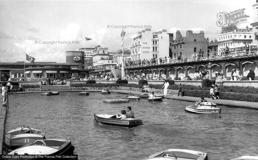 Brighton, Boating Pool c1955