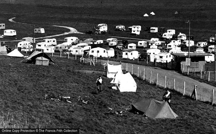 Photo of Brighton, Campers, Municipal Camping Ground c.1955