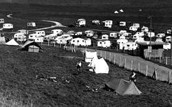 Campers, Municipal Camping Ground c.1955, Brighton