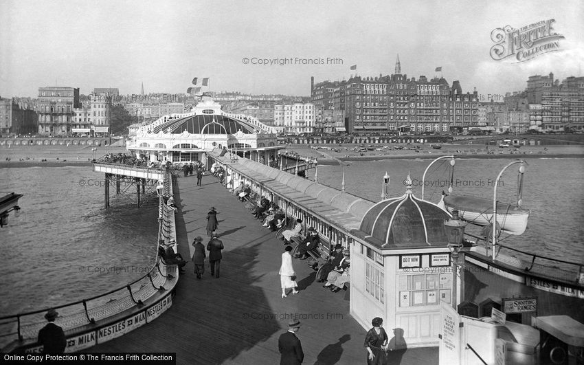 Brighton, from the West Pier 1921