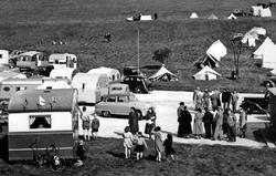 Holidaymakers, Municipal Camping Ground c.1955, Brighton