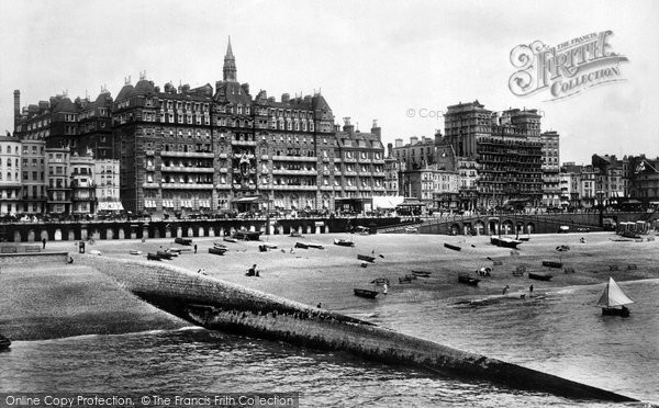 Photo of Brighton, Hotels Metropole And Grand 1902