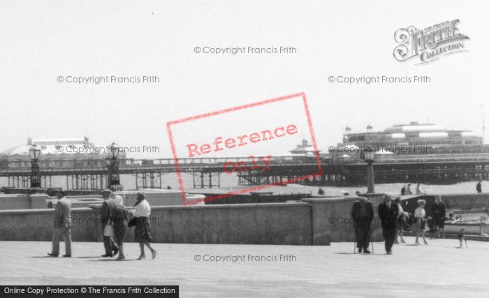 Photo of Brighton, King Edward Vii Memorial And Promenade c.1955