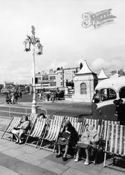 Ladies Sunbathing, The Promenade c.1955, Brighton