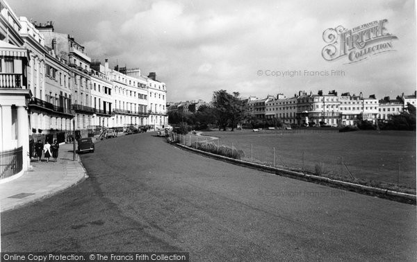 Photo of Brighton, Lewes Crescent And Sussex Square c.1955