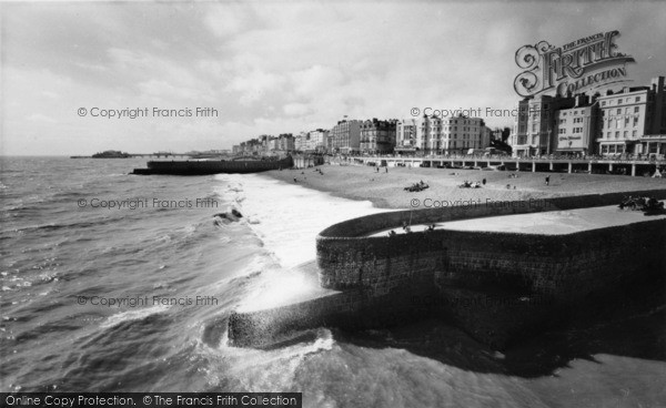 Photo of Brighton, Looking West From The Pier c.1955