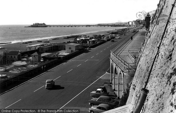 Photo of Brighton, Madeira Drive c.1955