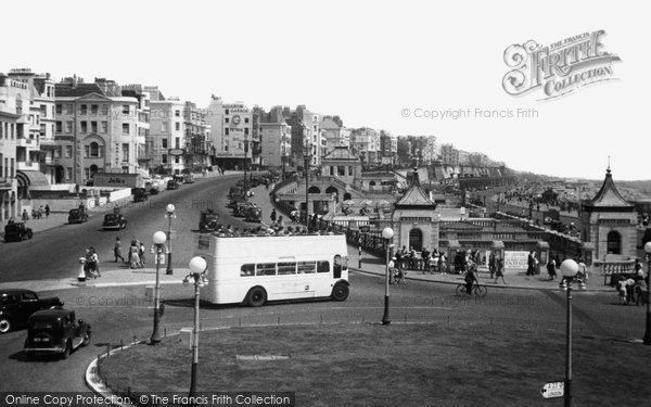 Photo of Brighton, Marine Parade And Aquarium c.1950