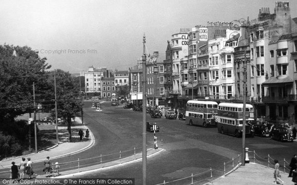 Photo of Brighton, Old Steine c.1950