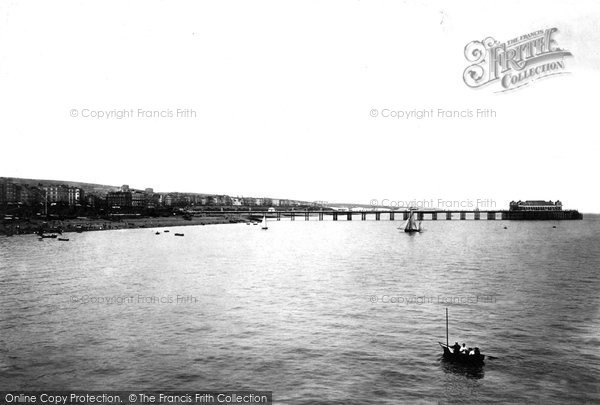 Photo of Brighton, Palace Pier And Coast 1902