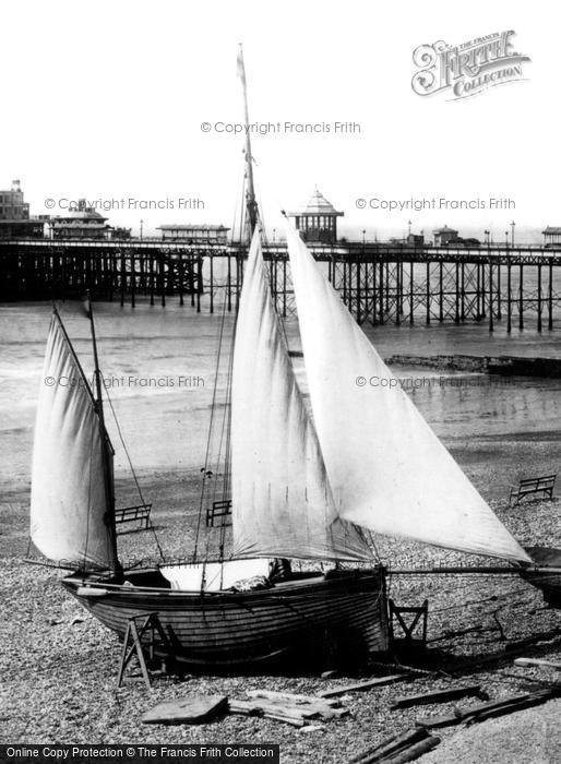 Photo of Brighton, Sailing Boat 1894