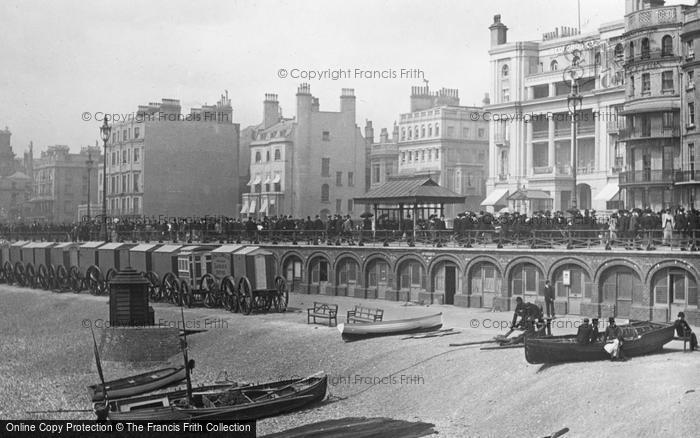 Photo of Brighton, Seafront, King's Road c.1890