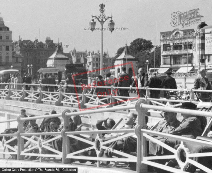 Photo of Brighton, Sunbathers On The Aquarium Slope c.1955