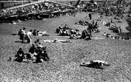 Sunbathing On The Beach c.1955, Brighton