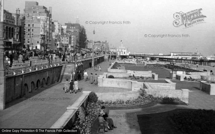 Photo of Brighton, Sunken Gardens c.1955